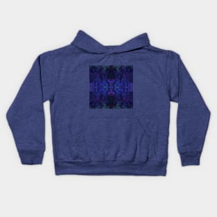 Geometric Pattern of Dark Mysterious Forest Kids Hoodie